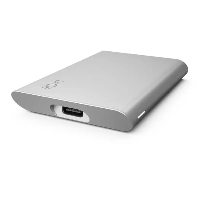 LaCie Portable 1 Tt USB-C -ulkoinen SSD, Moon Silver – LaCie