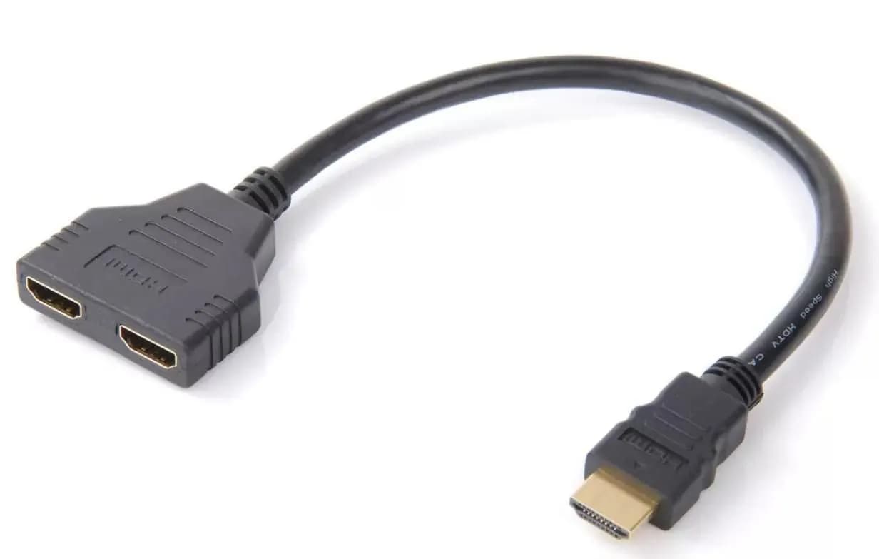 MicroConnect HDMI Y-Splitter Cable -adapteri, Musta – Microconnect