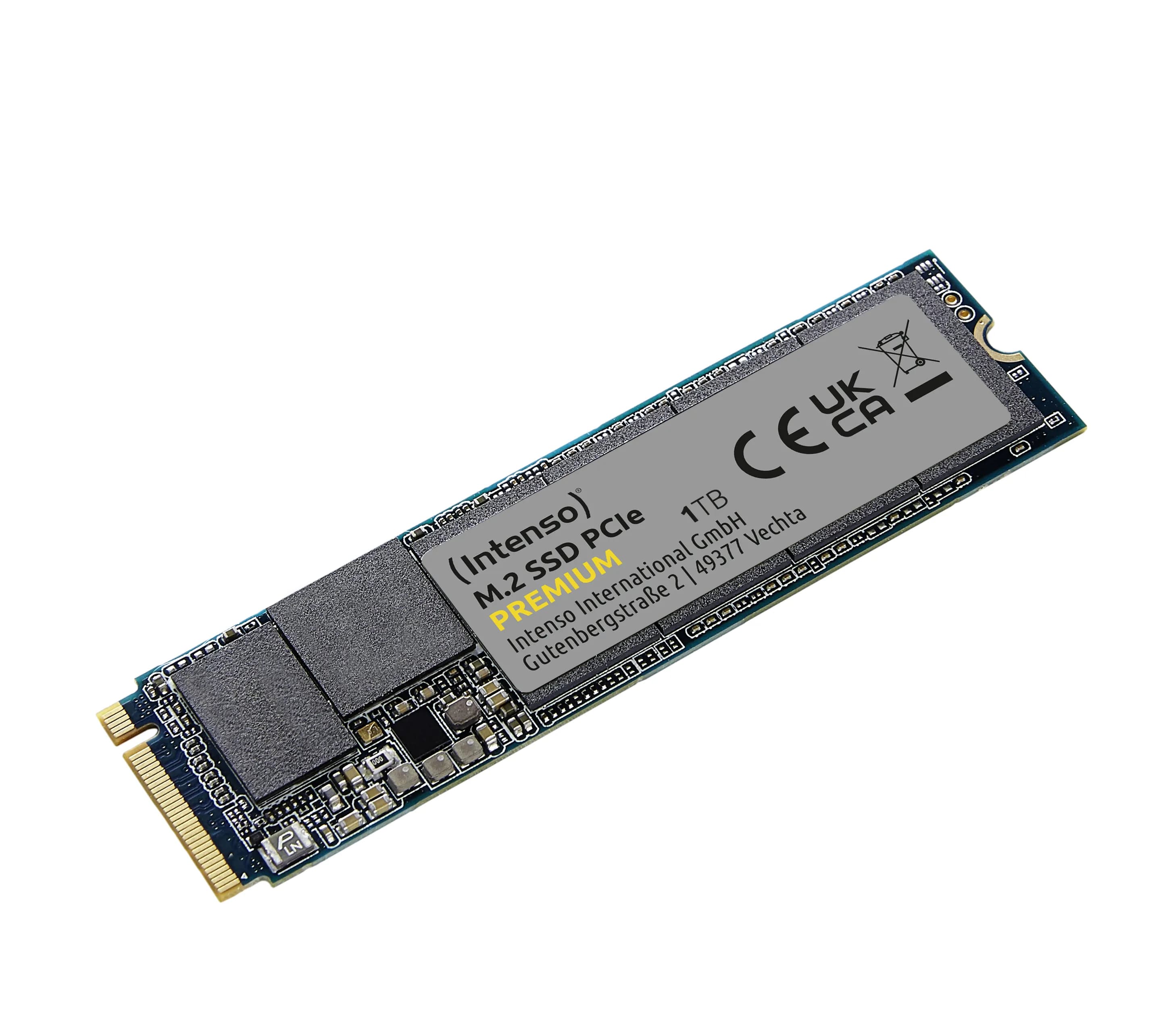Intenso Premium 1 Tt M.2 PCIe NVMe -SSD-levy – Intenso