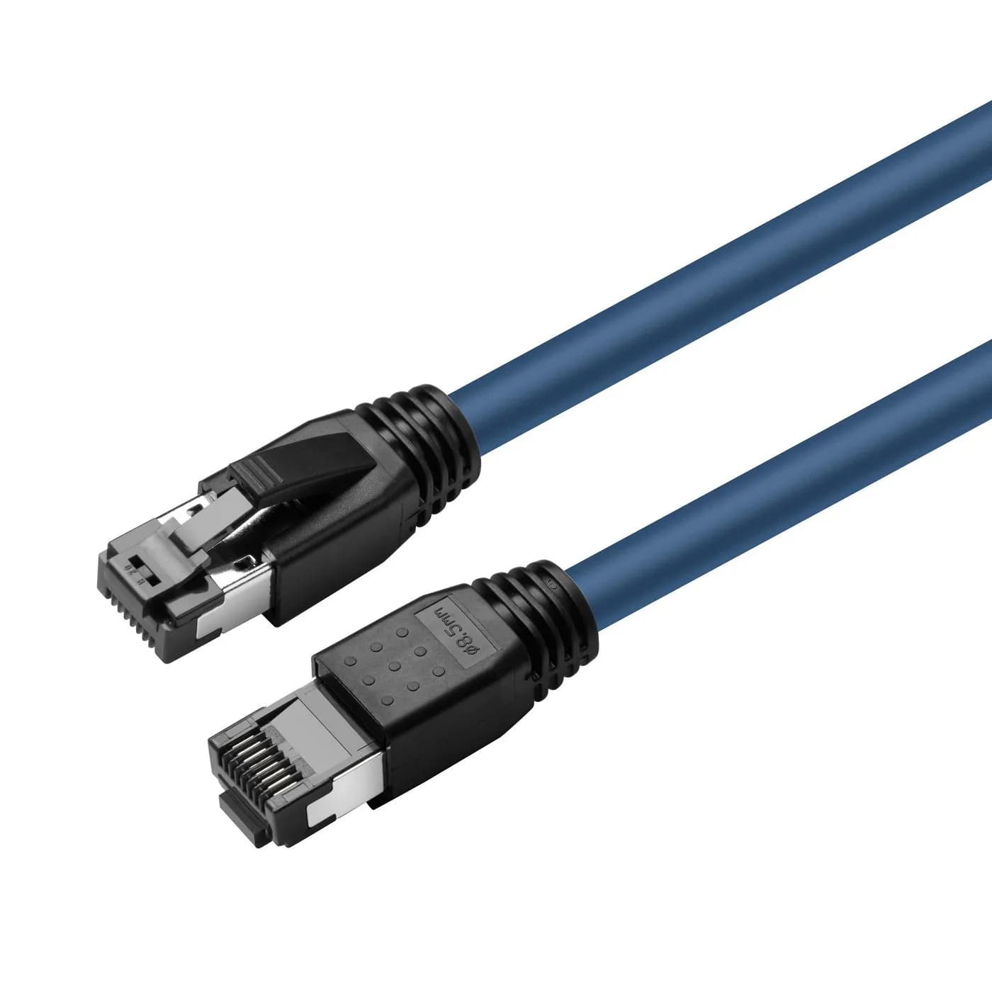MicroConnect Cat8.1 S/FTP RJ45 3m -verkkokaapeli, sininen