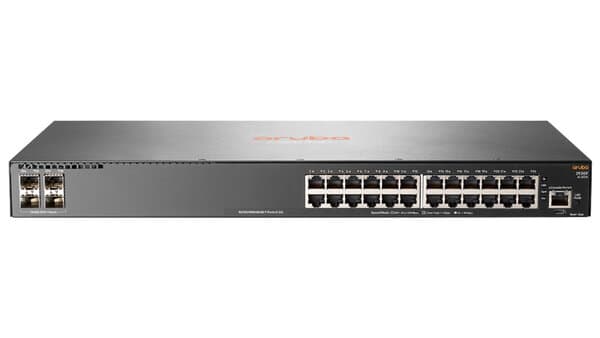 Aruba CW 2050 - hallittava 24-porttinen PoE-kytkin, musta