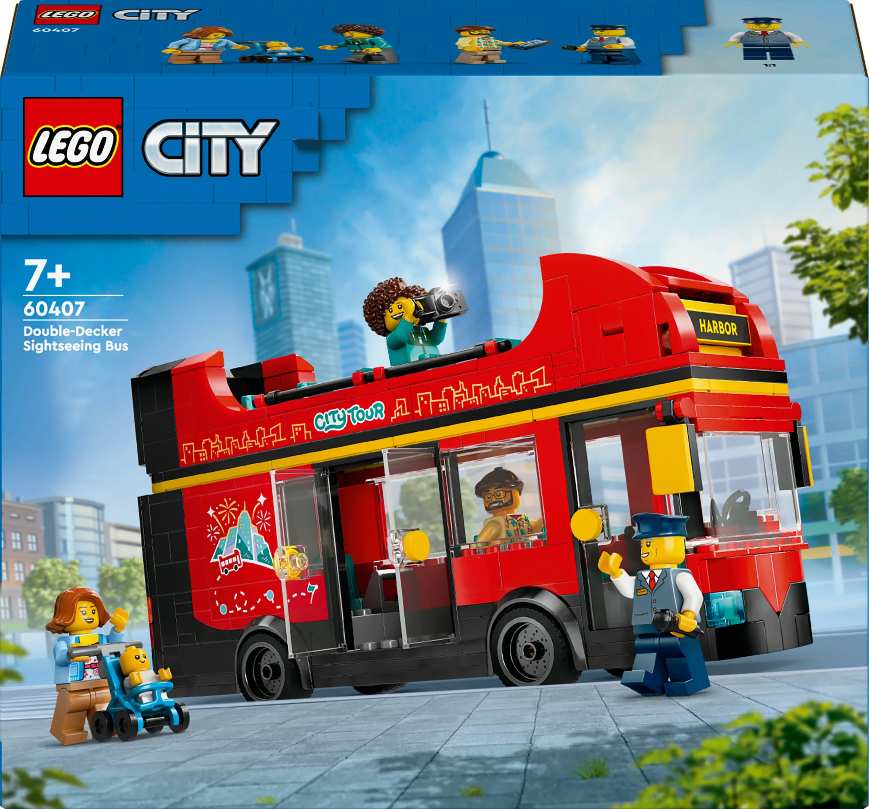 LEGO City Punainen kaksikerroksinen turistibussi 60407 – LEGO