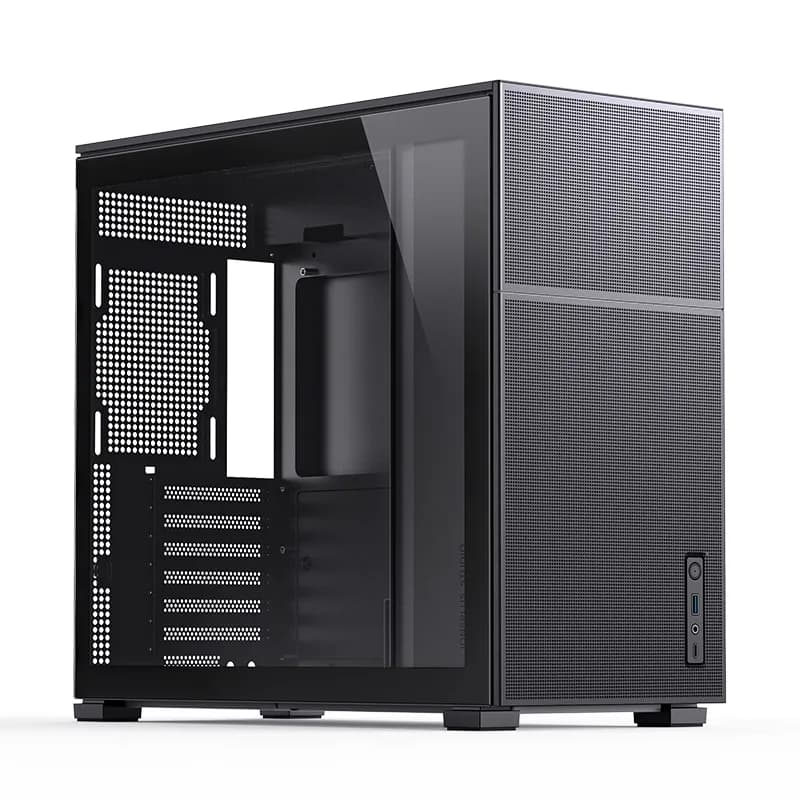 JONSBO D41 MESH -miditornikotelo, musta