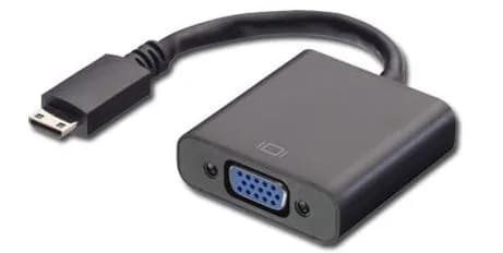 MicroConnect HDMI Mini - VGA adapter M-F -adapteri, Musta – Microconnect