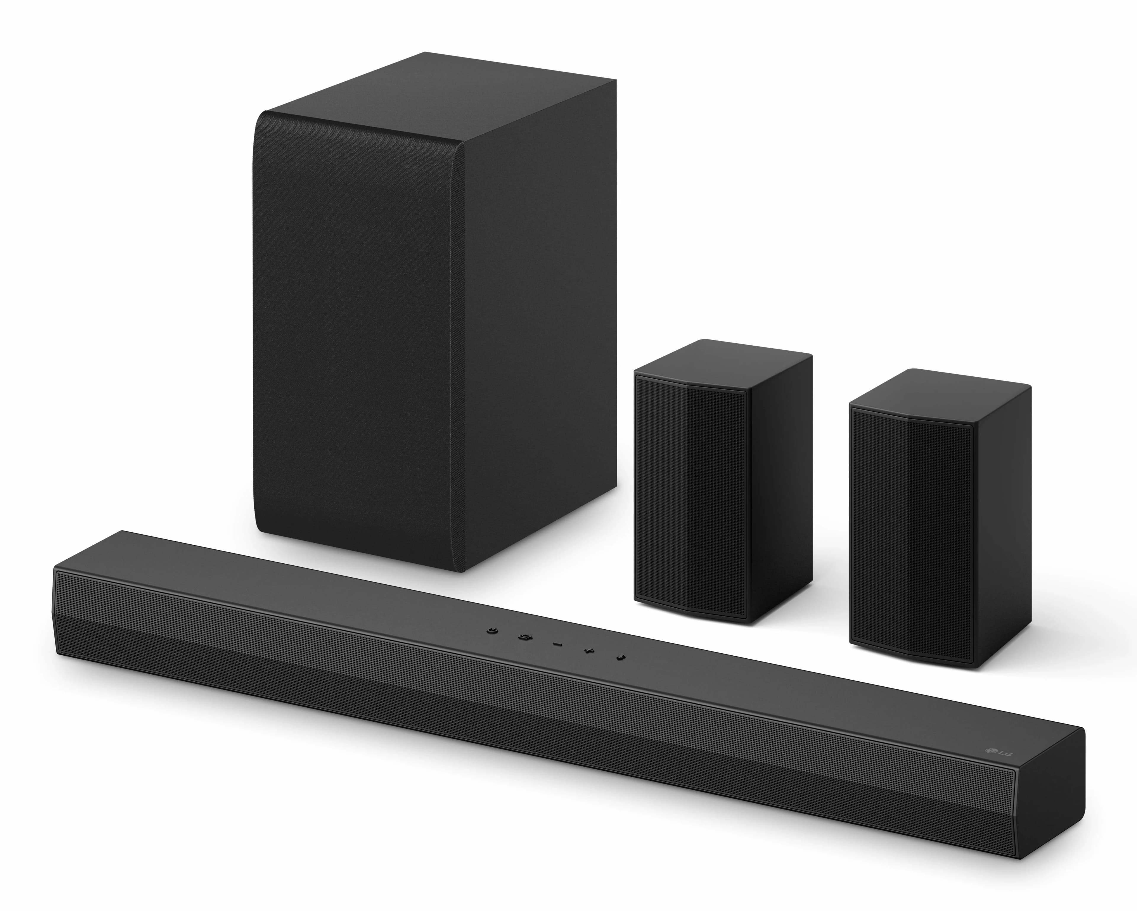 LG S40TR 4.1 soundbar -äänijärjestelmä, langattomalla subwooferilla, musta – LG