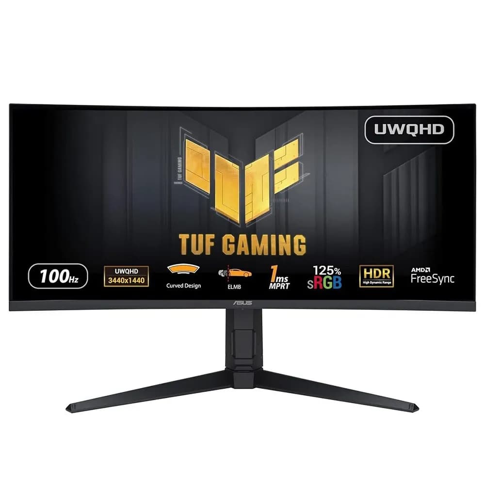 ASUS TUF Gaming VG34VQEL1A 34" UWQHD, VA -kaareva pelinäyttö