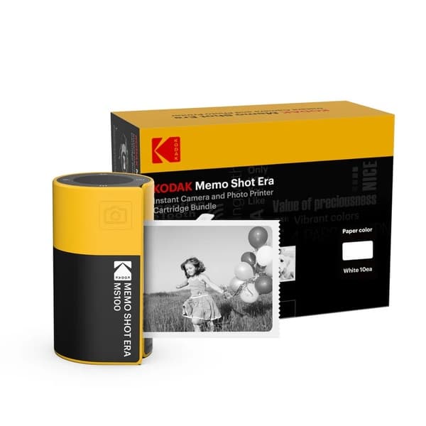 KODAK Instant Camera Memo Shot MS100 Yellow Bundle – Kodak