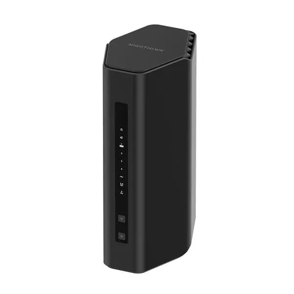 Netgear Nighthawk RS200 -reititin, Wi-Fi 7, BE6500, Dual-band, 2,5G WAN -portilla, musta