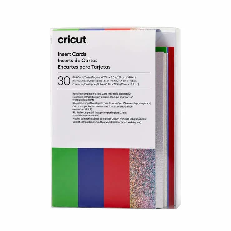 Cricut Insert Cards Rainbow R40 (12,1 cm x 16,8 cm) 30-pack – CRICUT