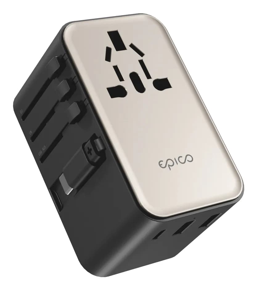 Epico UltraBoost Universal GaN 70W matkalaturi EU70 - titaani