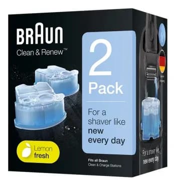 Braun Clean & Renew -puhdistuskasetit, 2kpl – Braun