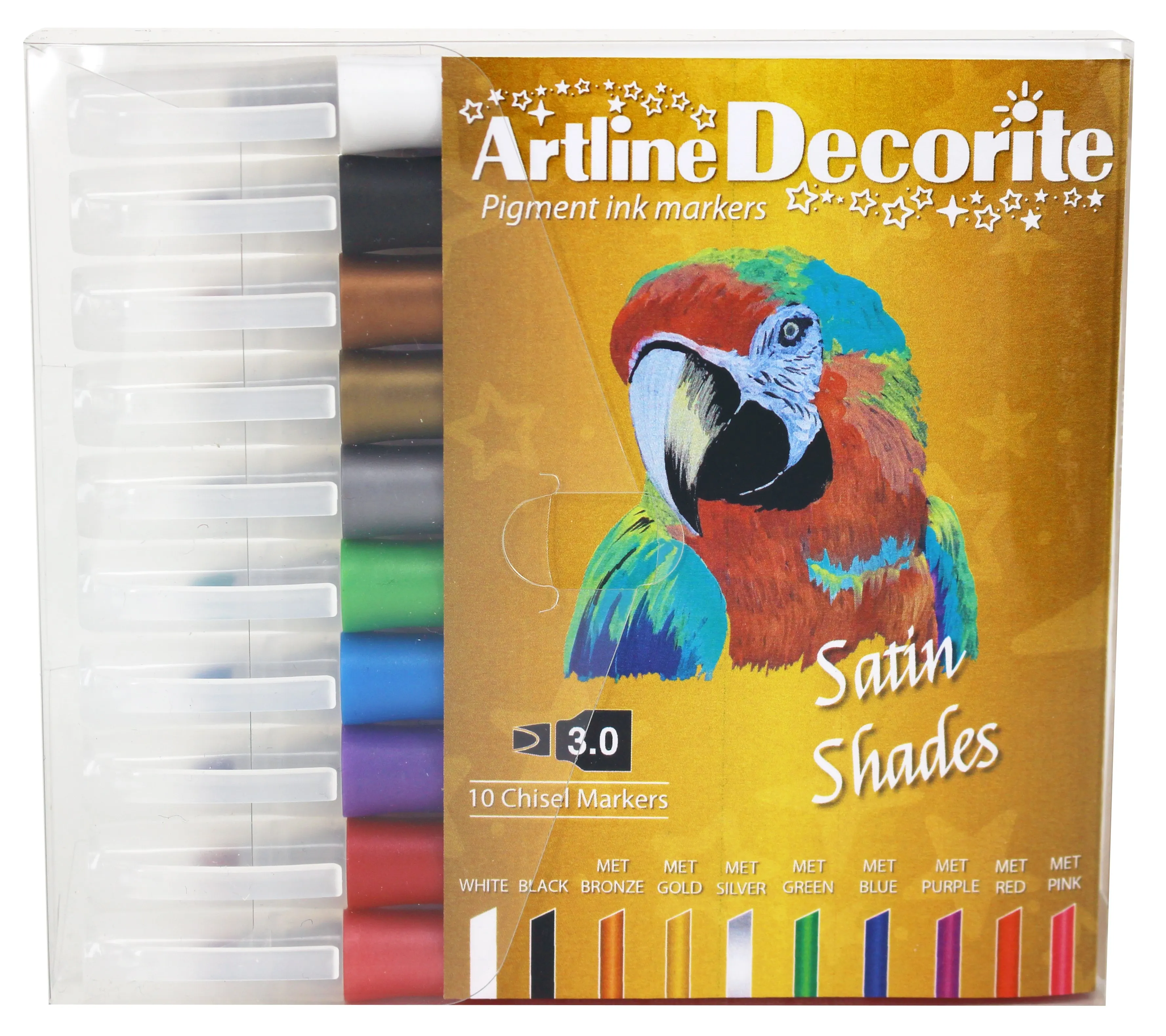 Artline Decorite Flat metallic 10-pack – ARTLINE