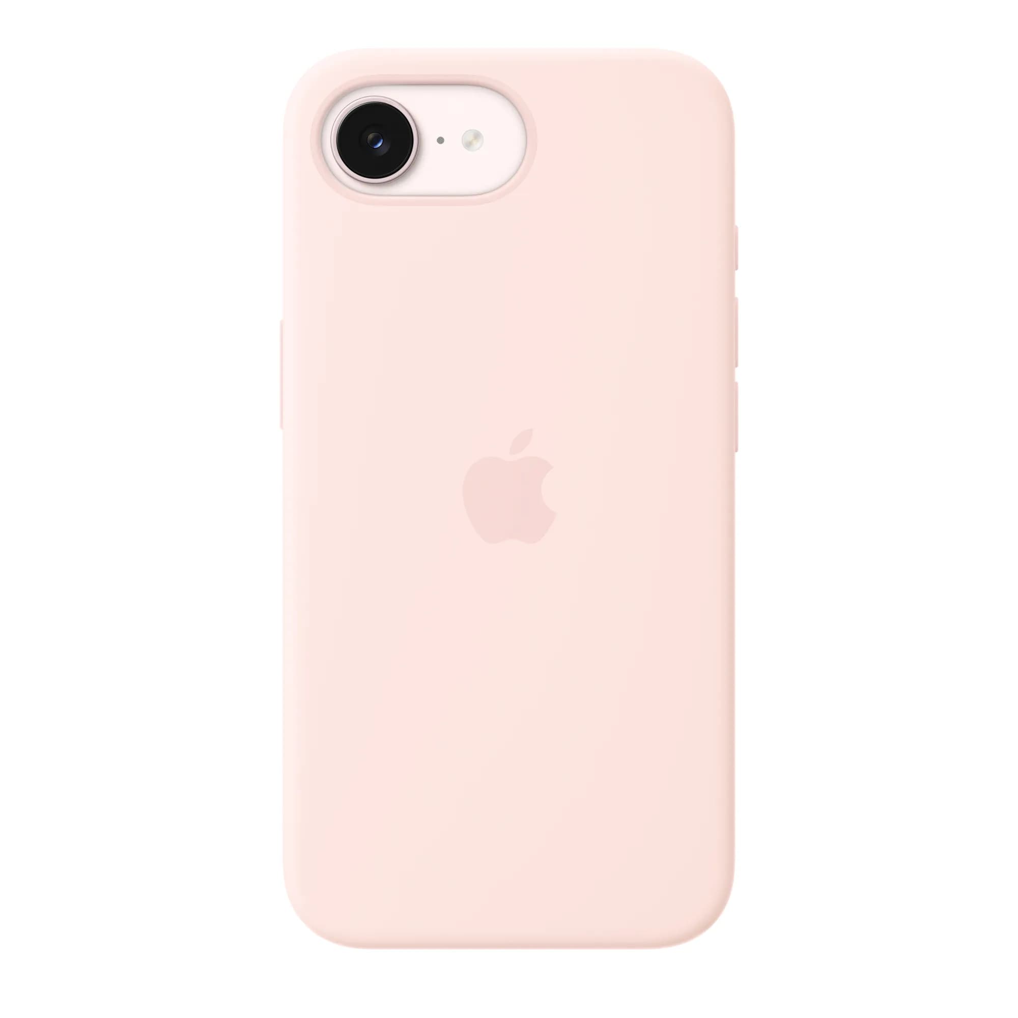 Apple iPhone 17e -silikonikuori magsafella, Pehmeä vaaleanpunainen – Apple