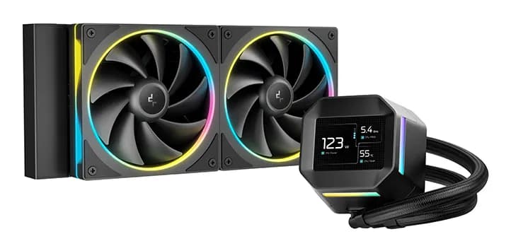 DeepCool LM240 240mm ARGB -nestejäähdytin, musta