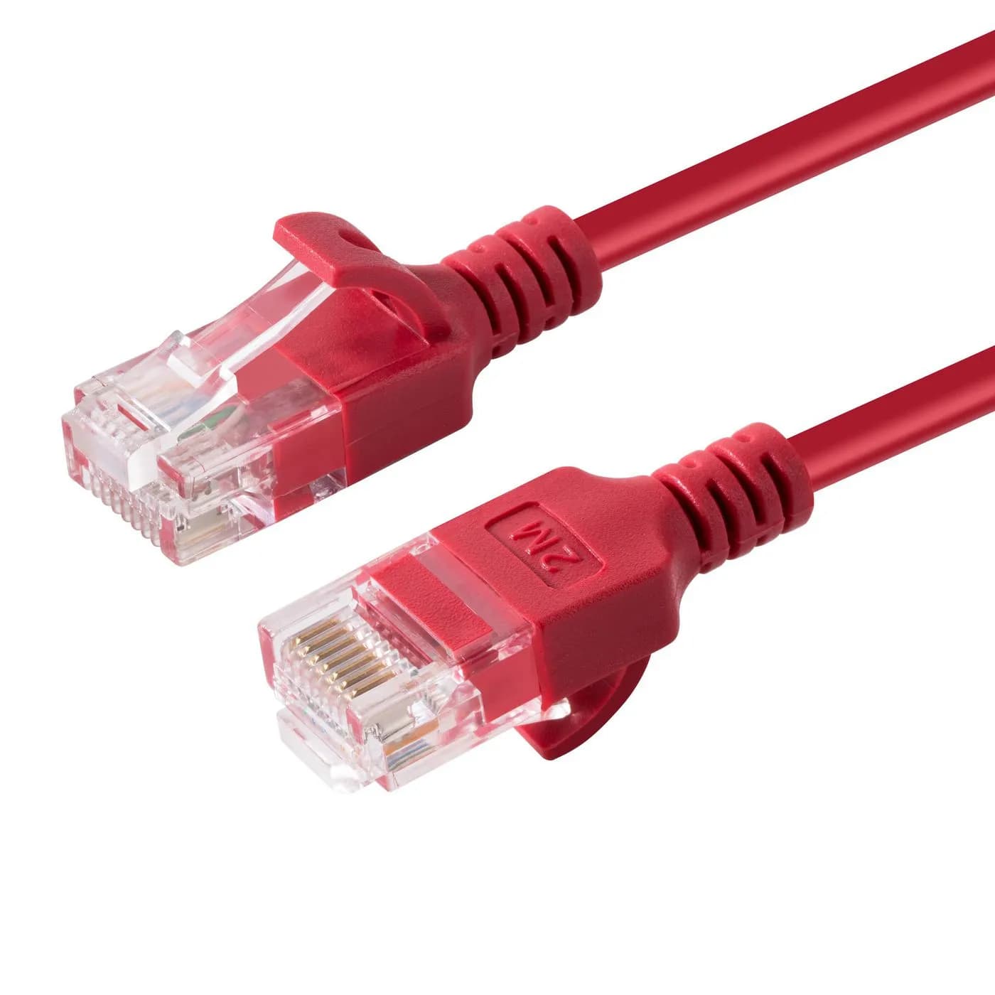 MicroConnect Cat6a U/UTP RJ45 1m -verkkokaapeli, punainen – Microconnect