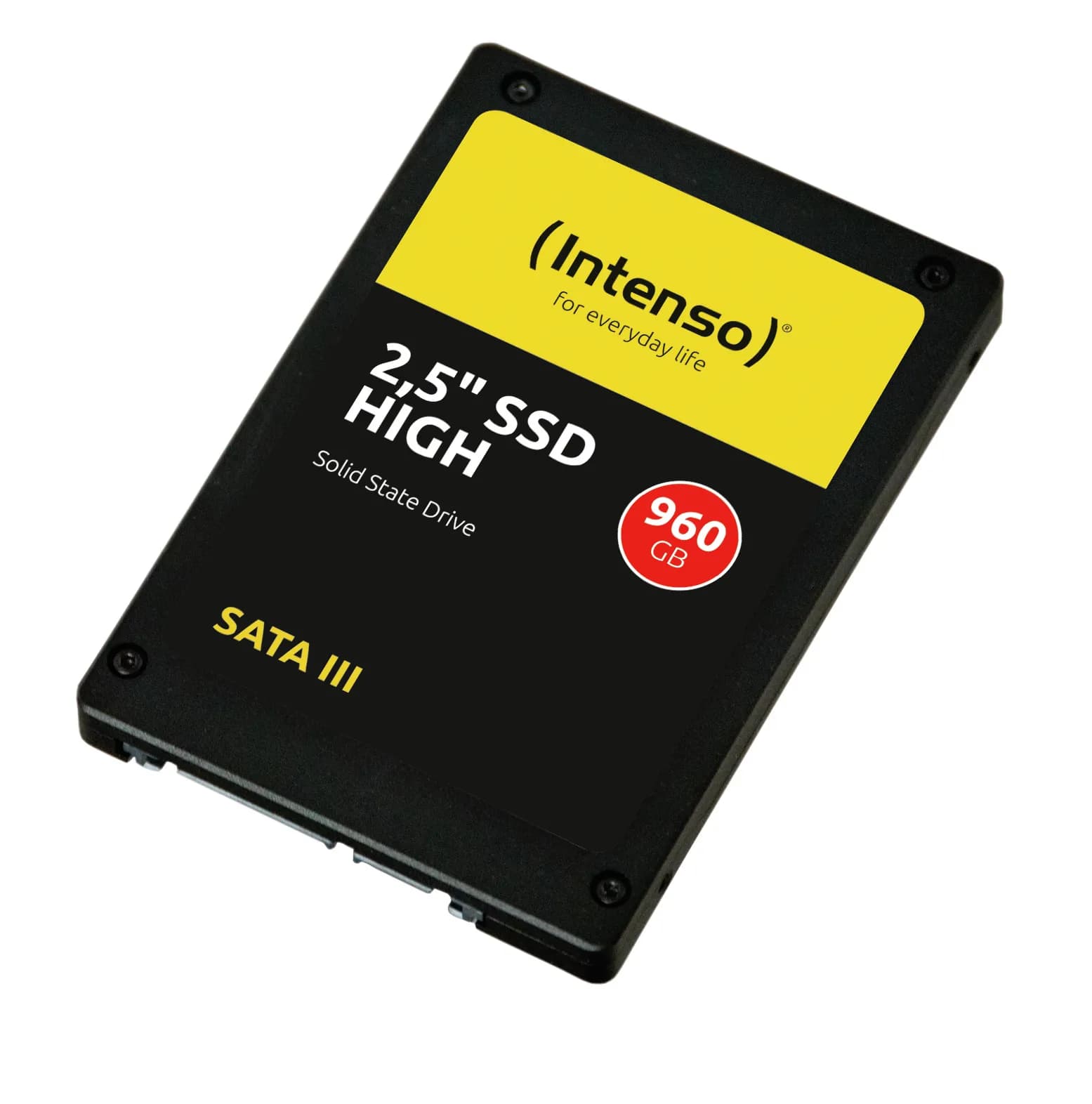 Intenso High Performance 960 Gt 2,5" SATA III -SSD-levy, musta – Intenso
