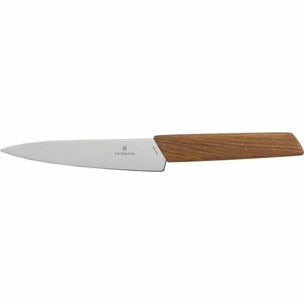 Victorinox Swiss Modern -kokkiveitsi, 15 cm, pähkinäpuu