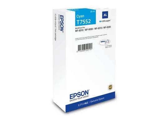 Epson WF-8xxx Series XL -mustekasetti, 39 ml, cyan