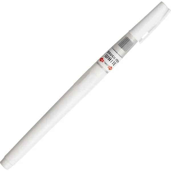 ZIG Cartoonist Brush Pen White – ZIG