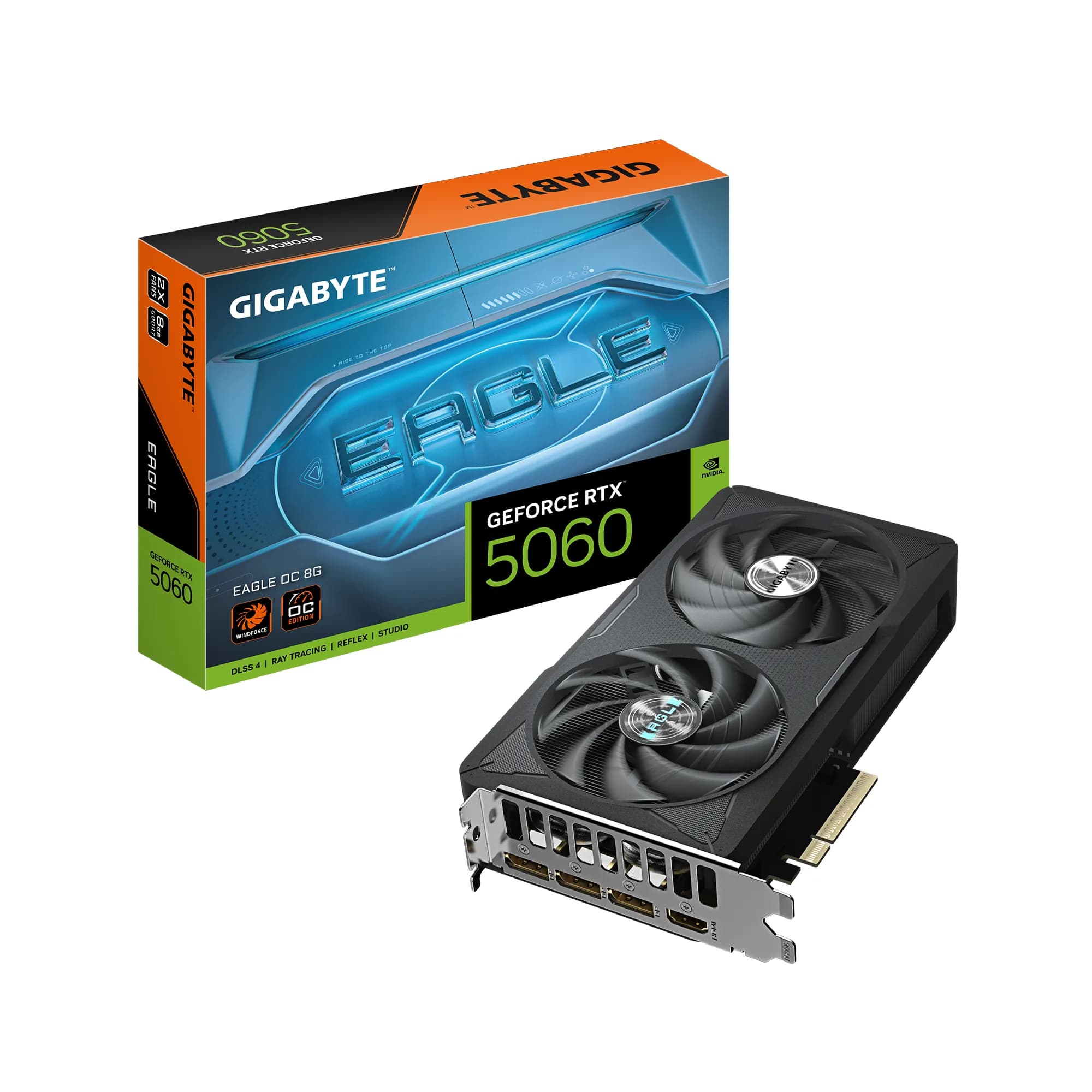 Gigabyte GeForce RTX 5060 Eagle OC 8 Gt -näytönohjain – Gigabyte