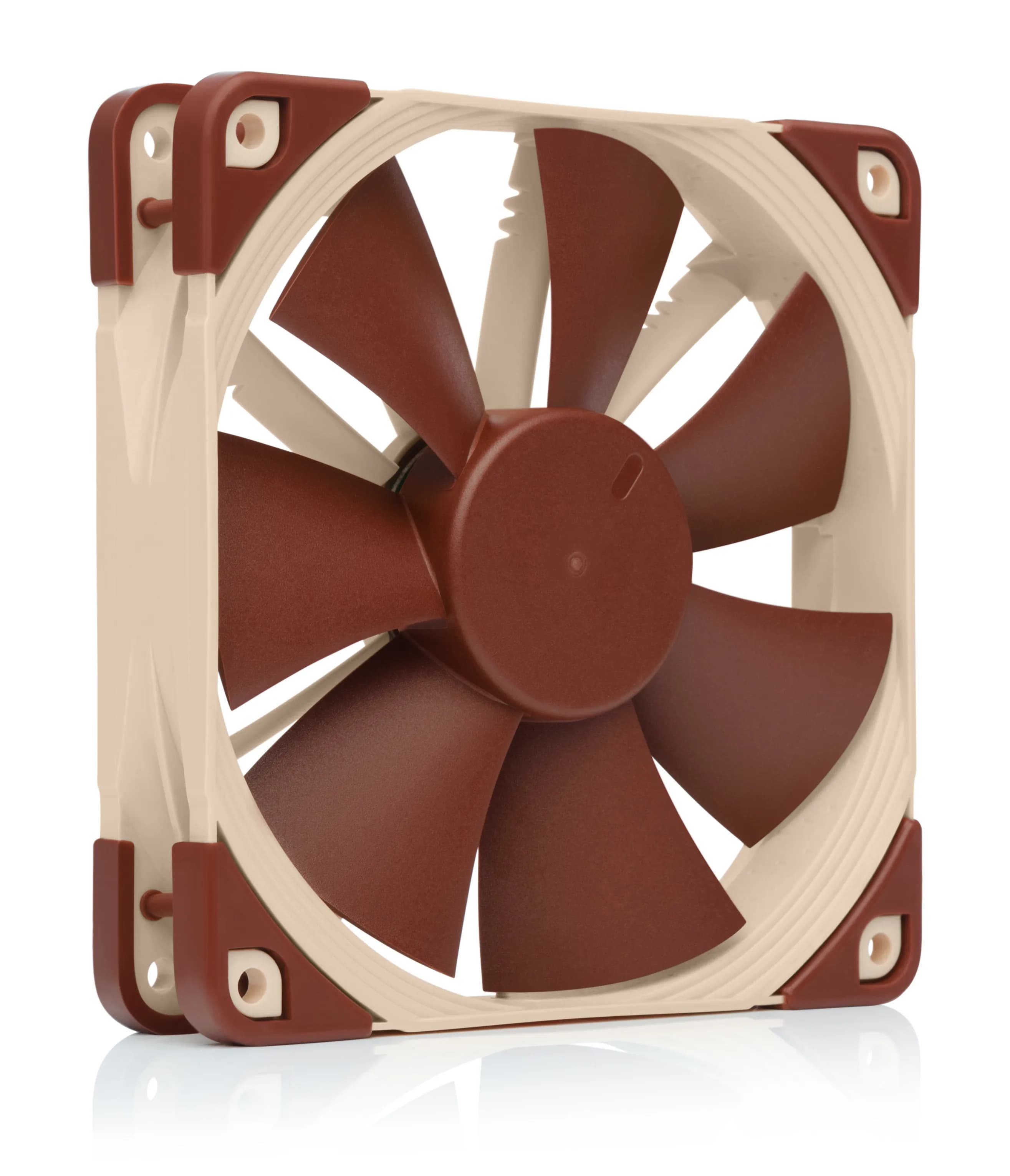 Noctua NF-F12 5V PWM -kotelotuuletin - 120 mm - Beige/Ruskea