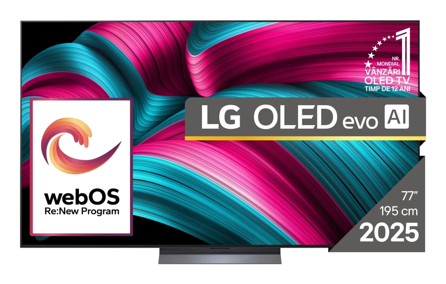 LG OLED77C51LA 77" 4K webOS TV, 144 Hz, Dolby Vision – LG