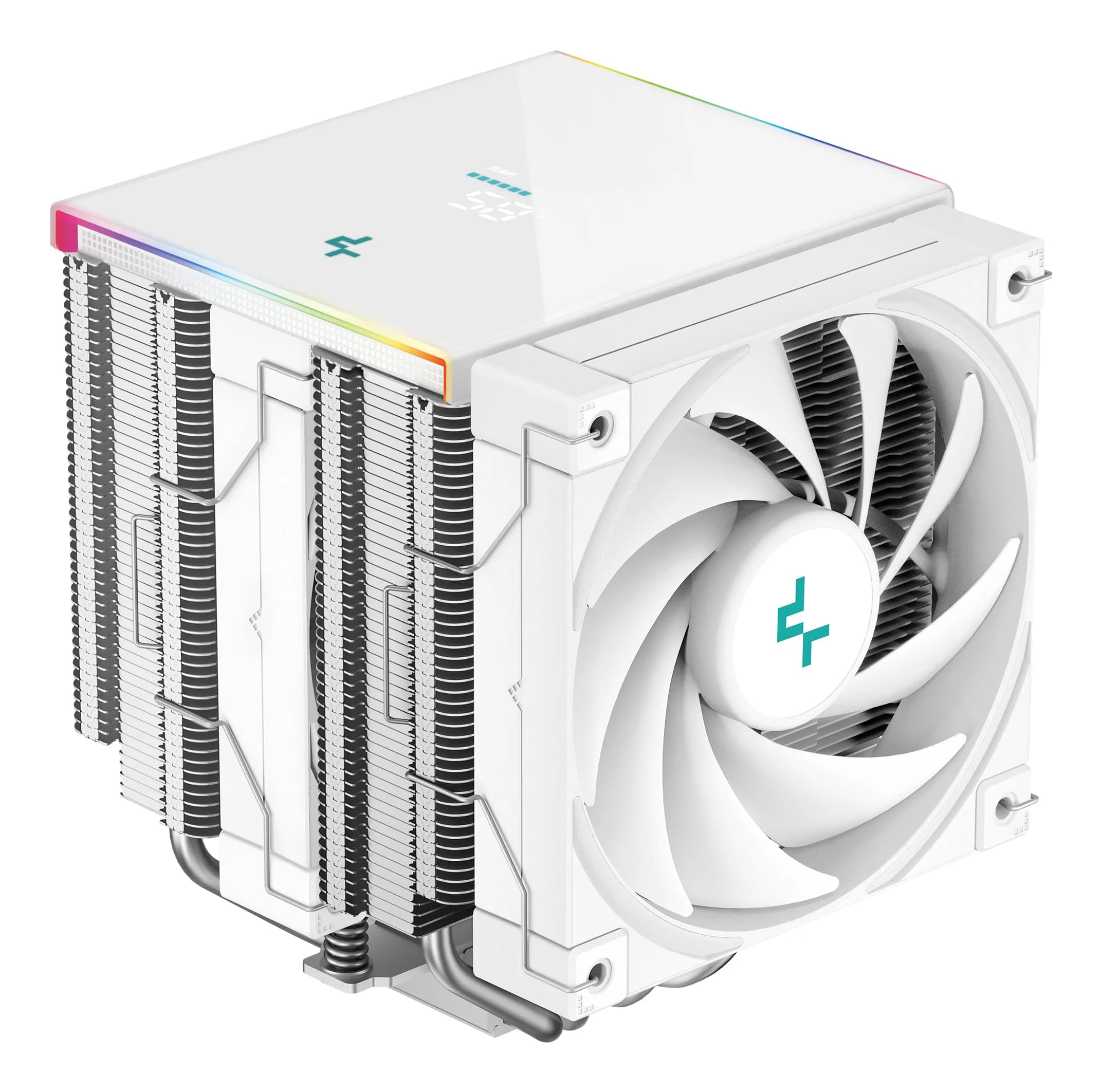 DeepCool AK620 DIGITAL SE, 2x120 mm ARGB -prosessorijäähdytin, valkoinen