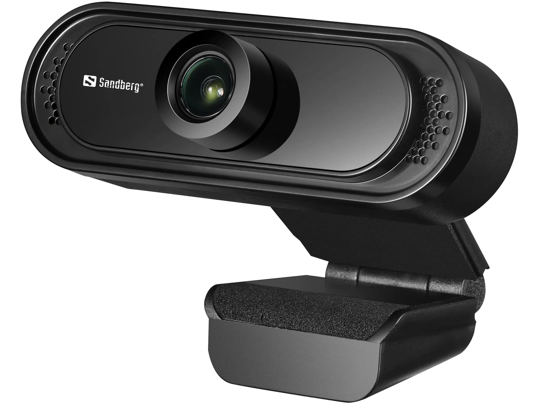 Sandberg USB Webcam Saver Full HD 1080p -webkamera, musta