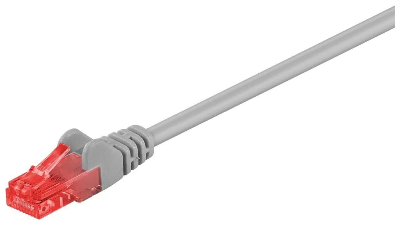 MicroConnect Cat6 UTP RJ45 30m -verkkokaapeli, harmaa – Microconnect