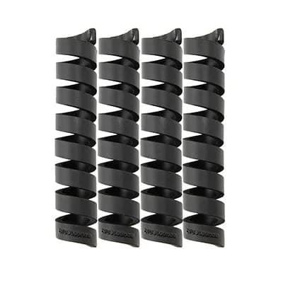 Bluelounge CableCoil 4-pack - Svart - Ordnar dina kablar prydligt och håller dem samlade.