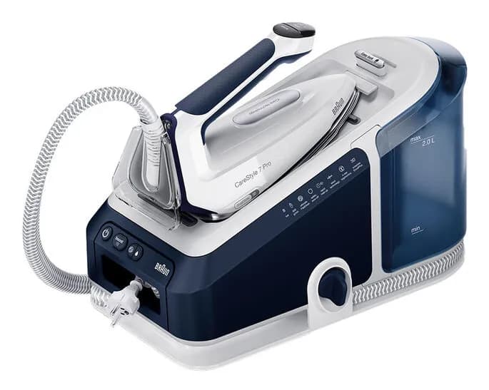 Braun CareStyle 7 Pro IS7282BL -höyrysilityskeskus, 2700 W, 8 bar, 2 l, sininen