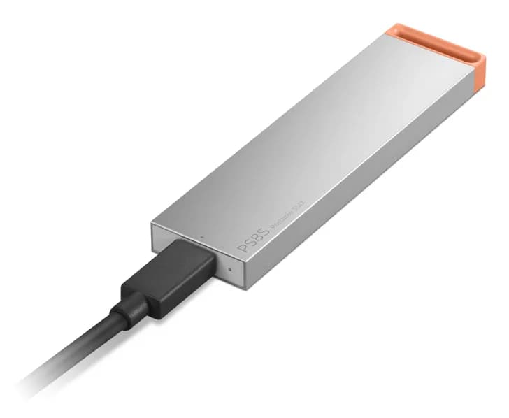 Lenovo PS8S 1 Tt USB 3.2 Gen 2 (USB-C) -ulkoinen SSD, harmaa – Lenovo