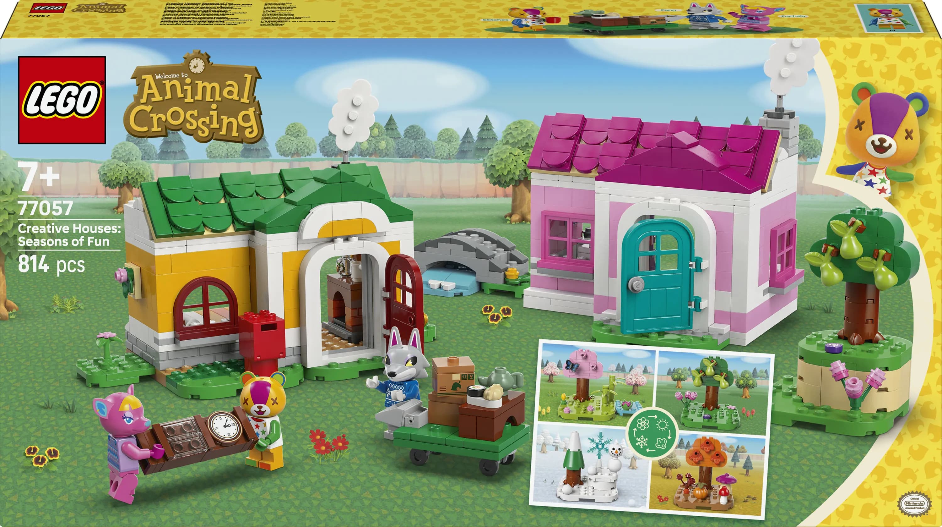 LEGO Animal Crossing Luovat talot: Hauskat vuodenajat 77057