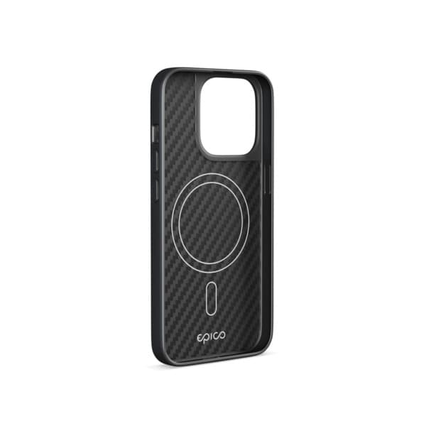 Epico Mag+ Hybrid Carbon, iPhone 15 -suojakuori, Musta – EPICO