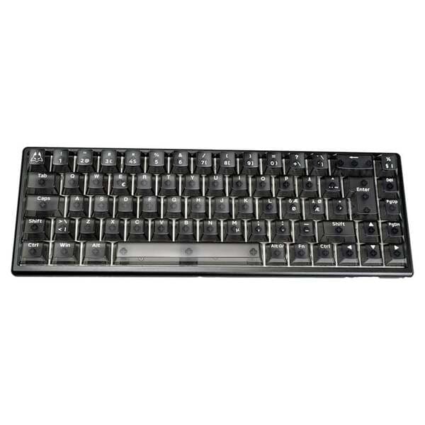 Arbiter Polar 65 HE mekaaninen pelinäppäimistö, Fuji Dual-Rail Magnetic, musta – ARBITER