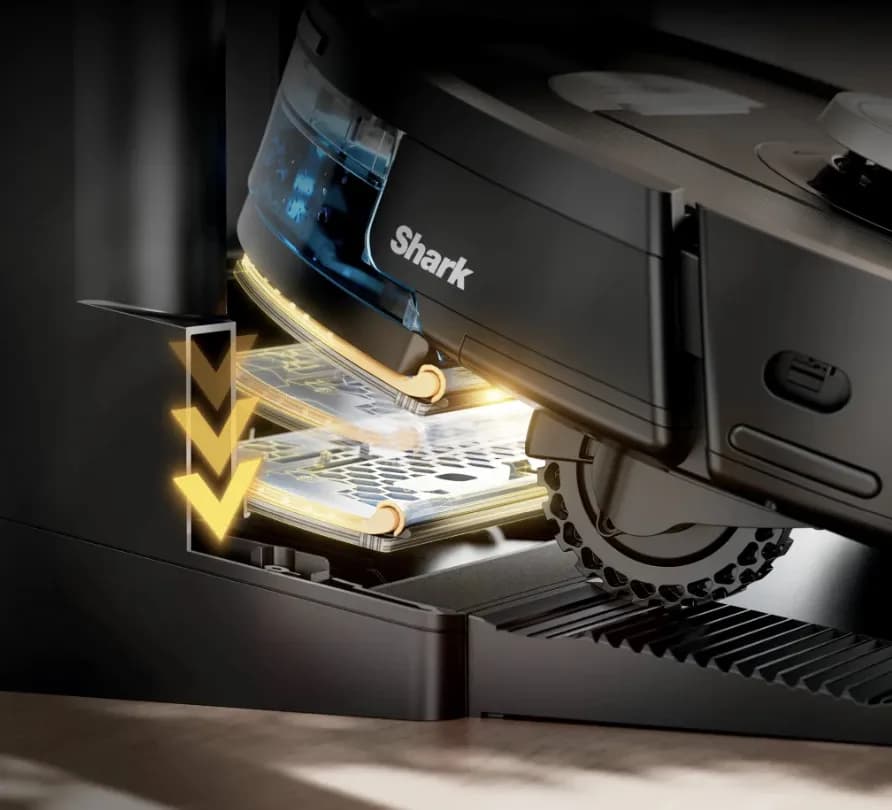 Shark PowerDetect NeverTouch Pro RV2800ZEEU -robotti-imuri, musta, kivenvärinen