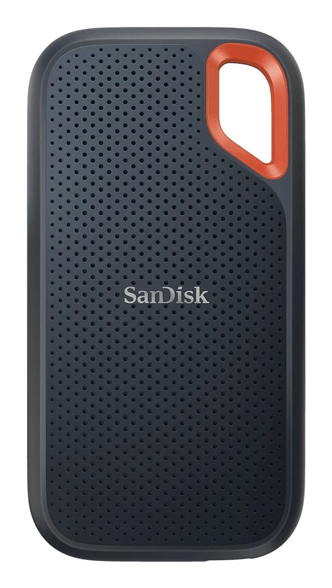 SanDisk Extreme Portable 1 Tt USB-C -ulkoinen SSD, iskunkestävä, laitteistosalaus, salasanasuojaus, musta – SanDisk