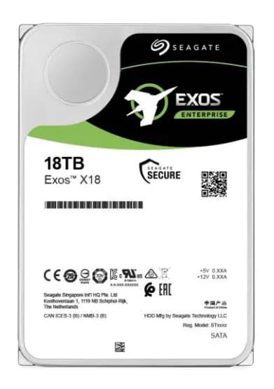 Seagate Exos X18 3.5" 18 Tt, 7200 RPM, 256 MB, SAS -kovalevy (yrityskäyttöön)