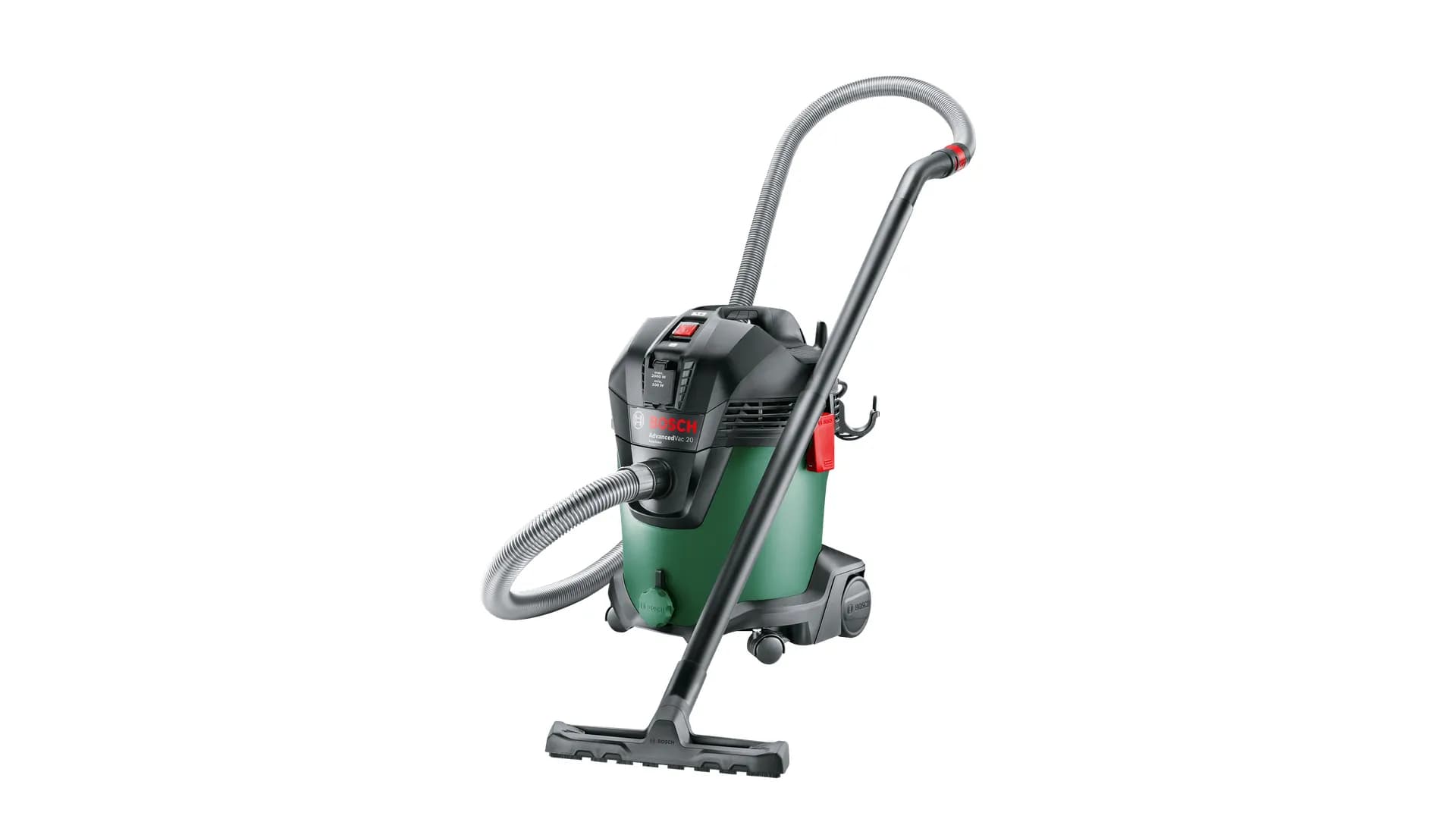Bosch AdvancedVac 20 20 L 1200 W -märkä-kuivaimuri, musta, vihreä