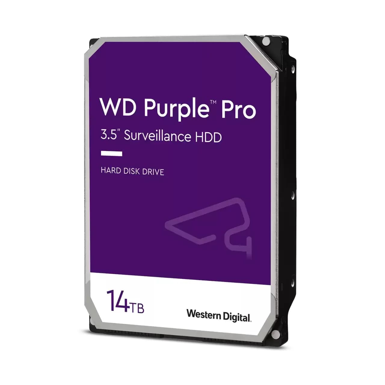 WD Purple Pro 3.5" 14 Tt, 7200 RPM, 512 MB, 550 WRL, SATA III -kovalevy (valvontakäyttöön) – WESTERN DIGITAL