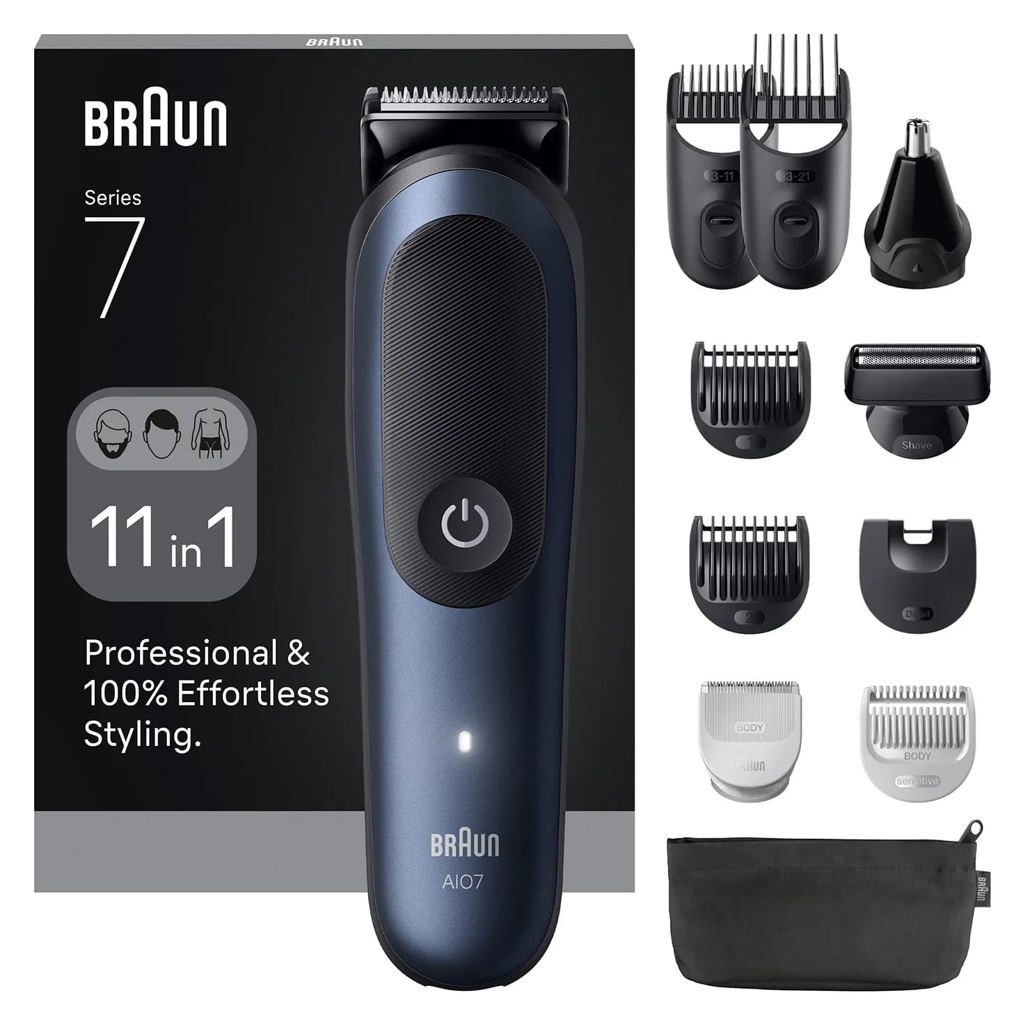Braun AIO 7540 All-in-One Style Kit -partatrimmeri – Braun