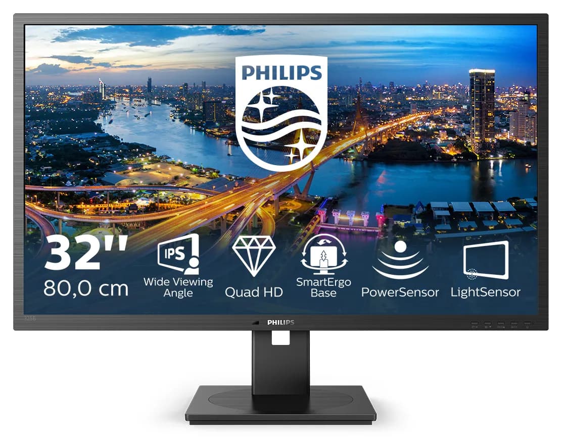 Philips 325B1L 31.5" QHD, IPS -näyttö, PowerSensor – Philips