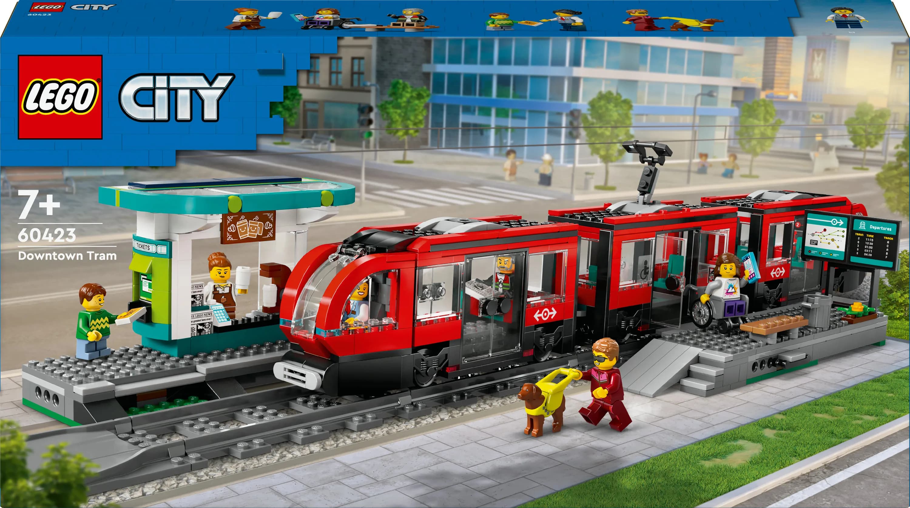 LEGO City Keskikaupungin pikaratikkapysäkk 60423