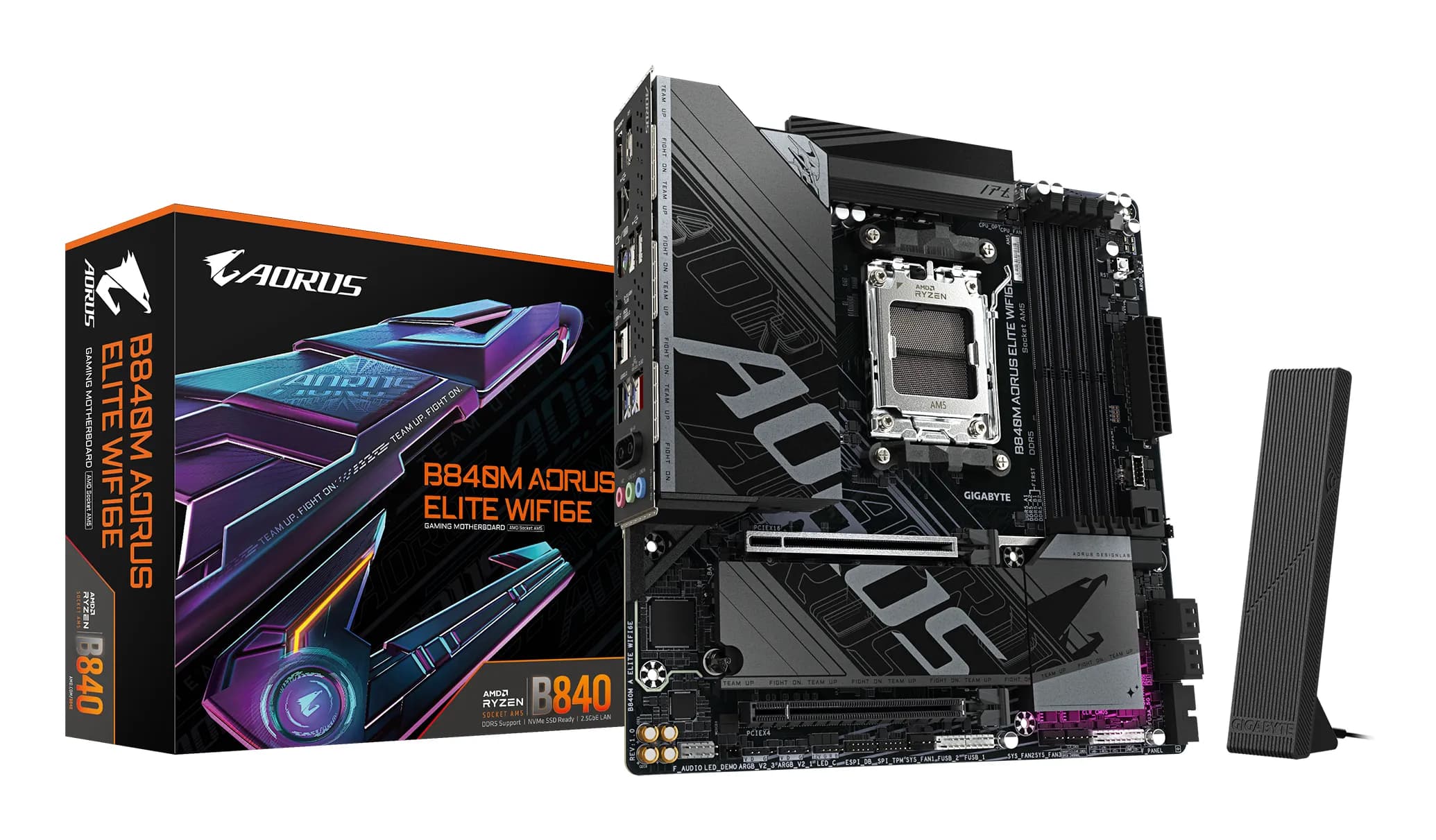 Gigabyte Aorus Elite B840M WiFi 6E AM5 mATX -emolevy