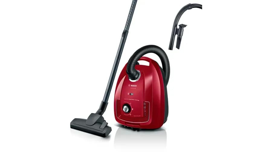 Bosch Serie 4 BGB38RD2 -pölynimuri 4 L 600 W, punainen – Bosch