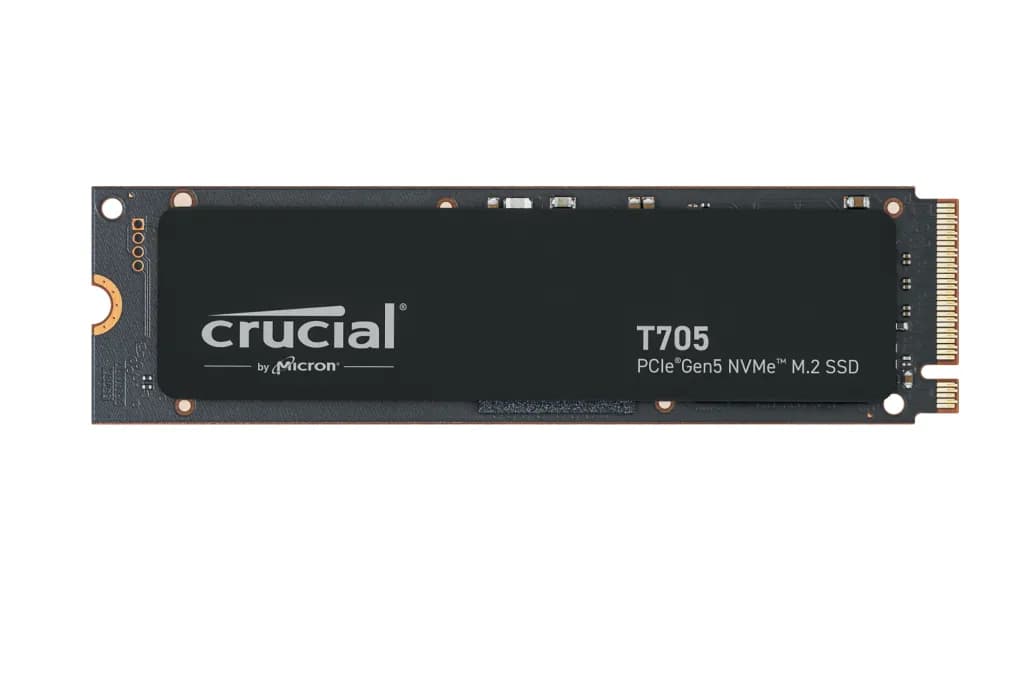 Crucial T705 1 Tt M.2 PCIe 5.0 NVMe -SSD-levy – Crucial