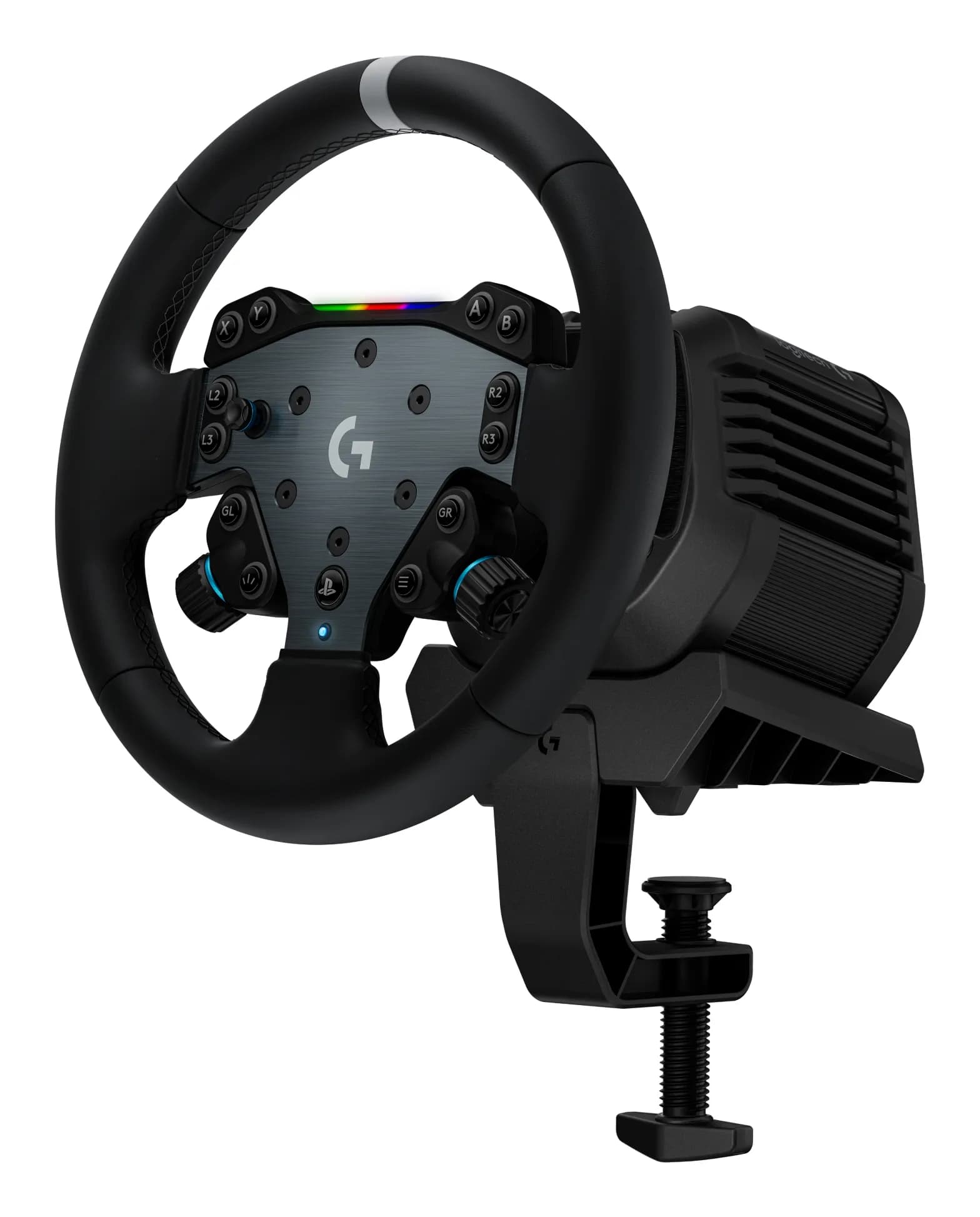 Logitech G RS50 System Direct Drive -rattijärjestelmä (8 N·m) - PC, PlayStation 4 & PlayStation 5 - Musta – Logitech