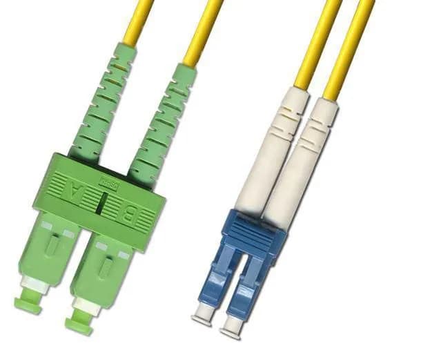 MicroConnect OS2 SC-LC 0.5m -valokuitukaapeli, keltainen