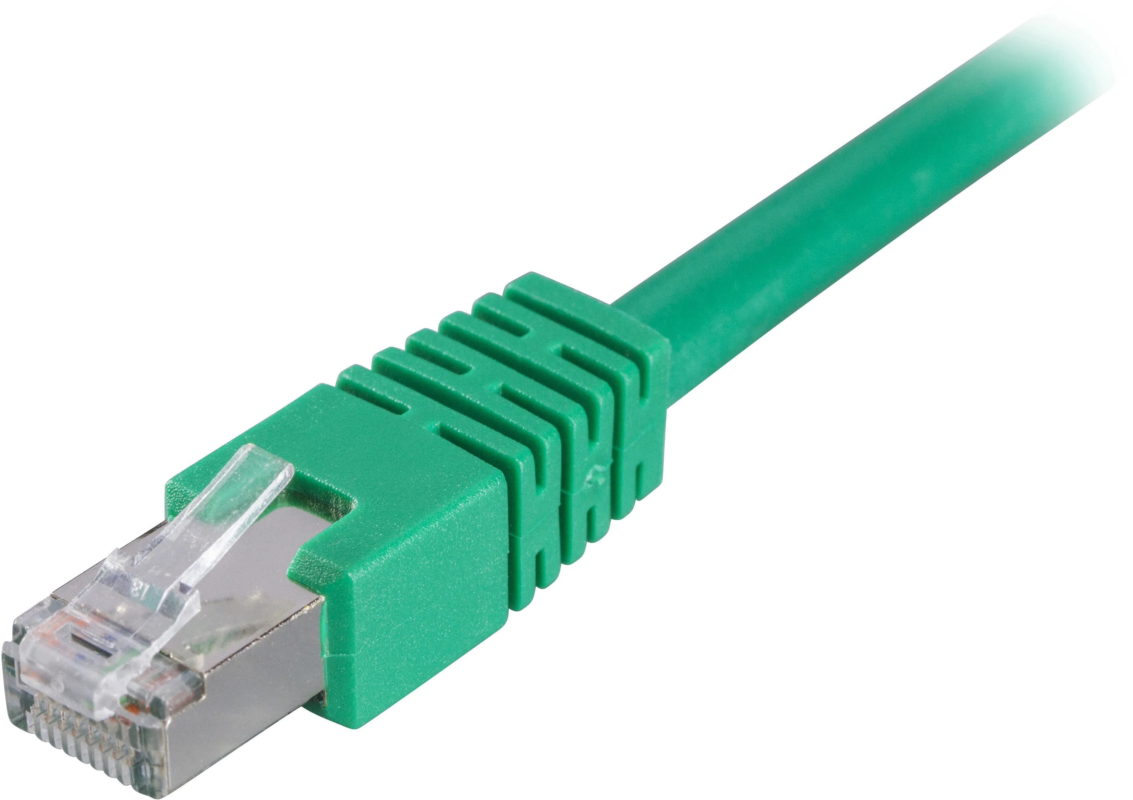 Cat6 F/UTP RJ45 1.5m -verkkokaapeli, vihreä – Deltaco