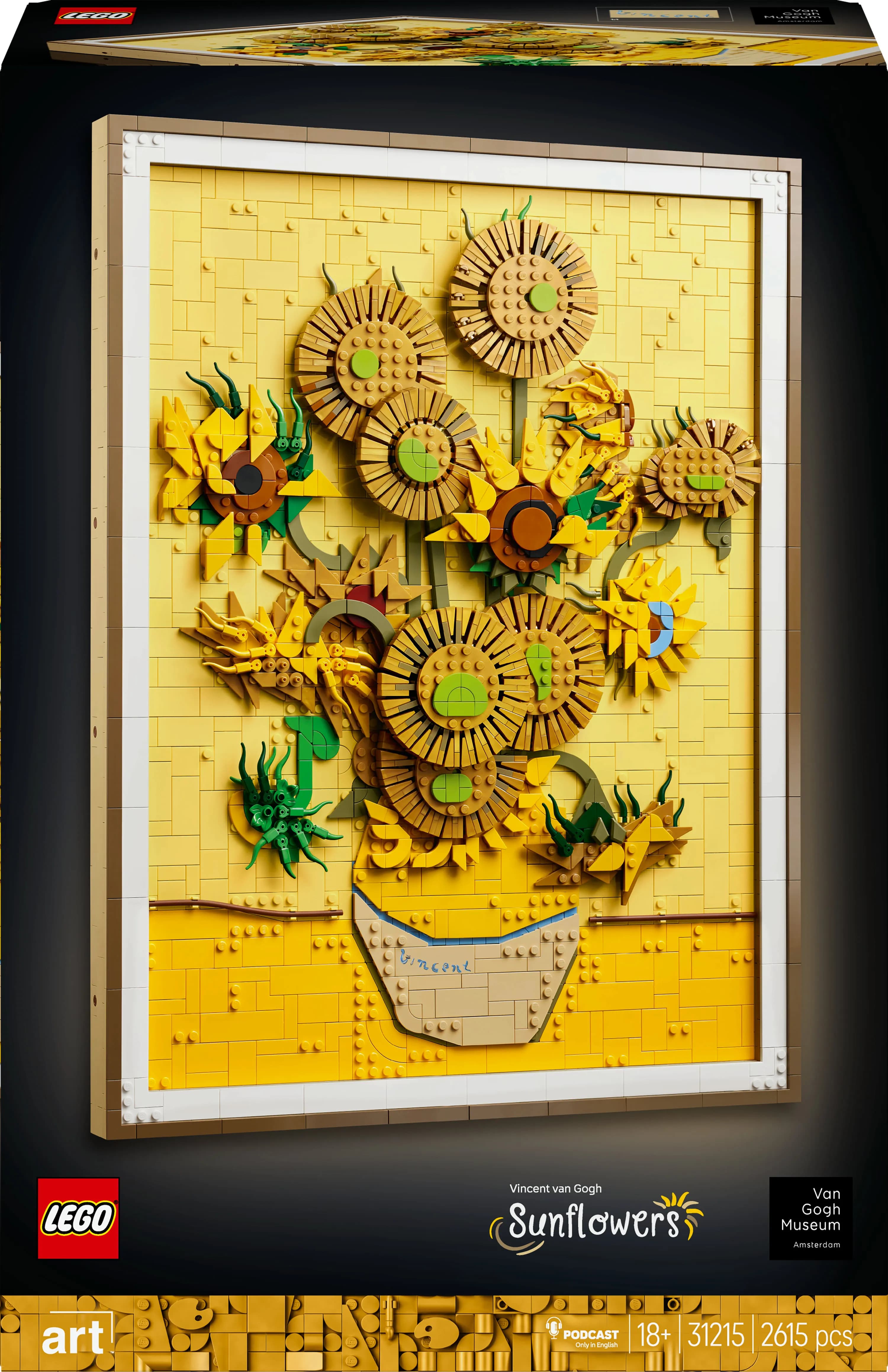 LEGO Art Vincent van Gogh – Auringonkukkia 31215 – LEGO